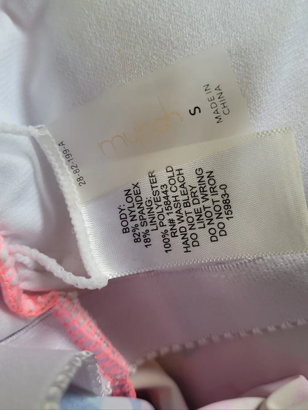 Women's Mynah Tropical Print Bikini Tankini Top Swimwear